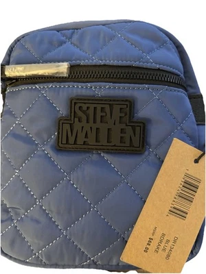 Steve Madden Azul Acolchado Azul Brake Bandolera Correa Bolso Nylon Nuevo Foto 1 de 4