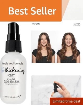 Spray de preparación espesante imprescindible para cabello fino a ondulado - 60 ml Foto 1 de 4