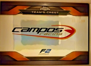Crest costruttori Topps Chrome Formula 1 F1 2023 098/199 Campos Racing #CC-CR - Foto 1 di 2
