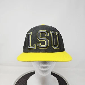 Vintage LSU Tigers Zephyr Spellout Embroided Snapback Hat NCAA Used - Picture 1 of 7