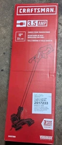 CRAFTSMAN 3.5AMP Corded 12” STRING TRIMMER/Edger CMEST900 - Picture 1 of 3