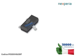 IC Chip Diodo TVS 5NA 5V PESD5V PESD5V0U2BT PESD5V0U2 1UW Transistor PESD 5V0U2B - Picture 1 of 1