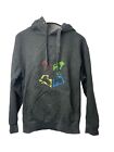 Harry Potter Hogwarts Four 4 Houses Collage Pull Over Hoodie Jr Medium