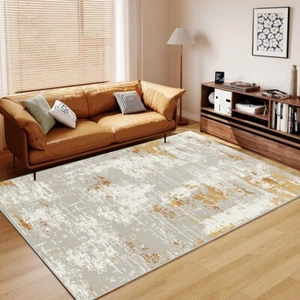 Rugs for Living Room 9*12 Abstract,Faux Cashmere Area Rugs Bedroom home decor - Picture 1 of 12