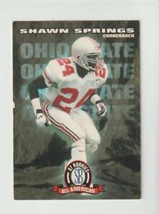 1997 Score Board #87 Shawn Springs rookie card, Seattle Seahawks star