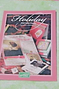 Nuevo mini catálogo Stampin Up Holiday - 2002, retirado coleccionable - Imagen 1 de 1