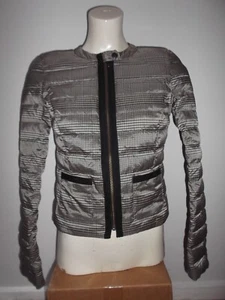 NEAR NEW "BROOKS BROTHERS" WOMEN'S METALIC BLACK / GREY CHECKS - SIZE US 0 AU4 - Picture 1 of 2