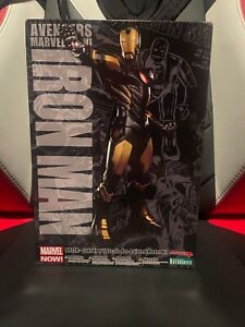 NIB Kotobukiya IRON MAN Statue - Black/Gold Figure - 1/10 ARTFX+ Marvel Now