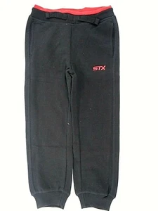 Pantalones para Correr Boys STX $26 Negros y Rojos Forrados de Lanza Tallas 4, 5/6 y 7 - Imagen 1 de 3