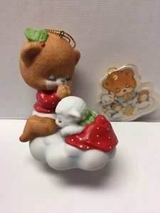 Vintage Georg guter Weihnachtsschmuck / Figur Gebetsbär - Bild 1 von 5