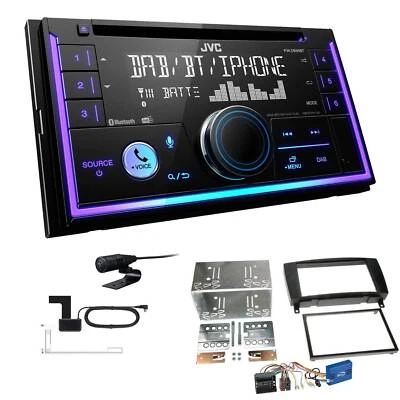 JVC KW-DB95BT Autoradio Bluetooth DAB für Mercedes Benz CLK Facelift inkl Canbus - Bild 1 von 4