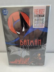 BATMAN ADVENTURES 1993 SEALED POLYBAG VS MAN-BAT TOPPS TRADING CARD, DC Comics - Picture 1 of 1