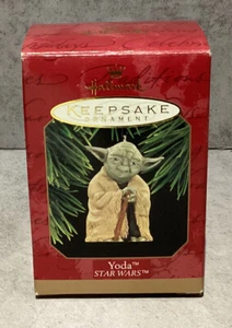 Hallmark 1997 Andenken Ornament Star Wars Das Imperium schlägt zurück Yoda - Bild 1 von 2