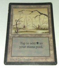 Swamp version A // Beta // MTG Magic the Gathering // HP