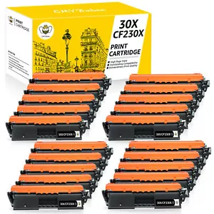 20 PZ Cartucce Toner CF230X 30X per HP LaserJet Pro M203d M203dw MFP M227fdw - Foto 1 di 8