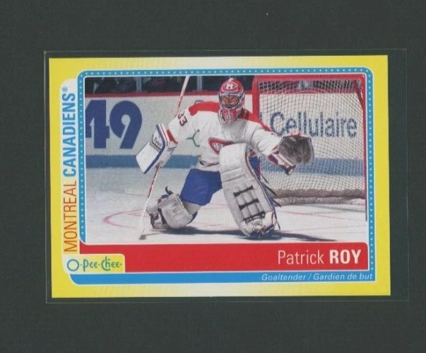 2013-14 O-Pee-Chee Stickers Patrick Roy #S-PR HOF - Image 1 of 1