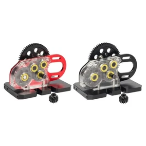 Aluminum Acrylic 2Low Transmission Overdrive Gearbox Set with Delrin Skid - Picture 1 of 22