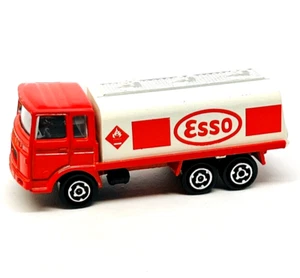 Majorette Saviem "Esso" labels Petrol Tanker Truck in red & white, mint! - Picture 1 of 4
