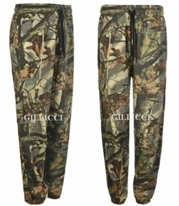 MENS JUNGLE PRINT CAMO CARGO COMBAT FLEECE JOGGING SWEAT PANTS BOTTOMS M- 5XL - Picture 1 of 1