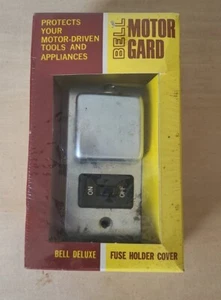 cardboard box bell deluxe motor gard fuse holder cover # 654-AZ bell electric - Picture 1 of 4