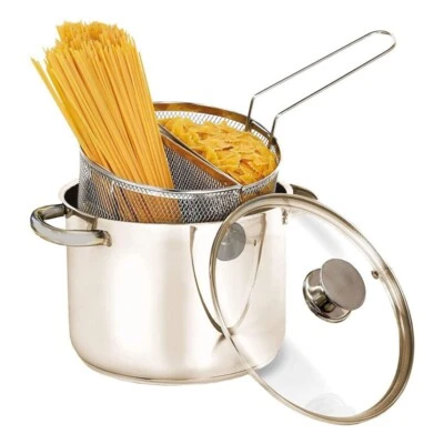 Pentola cuocipasta doppio cestello Aeternum La divina Pastarella due cestelli - Immagine 1 di 4