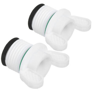 2 Pcs Small Caps for Hot Bag Water Bottle Stopper Plastic
