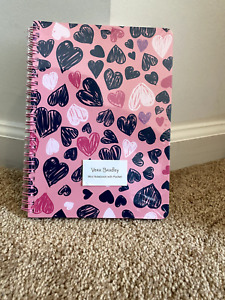 Vera Bradley Pink Mini Notebook with Pocket (Love You Lots Pattern)