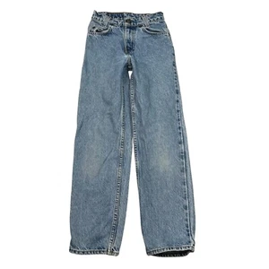 Levi’s Vintage 90s 550 Relaxed Fit Jeans Orange Tab Medium Wash Boys 10 Slim - Picture 1 of 6
