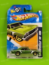 Hot Wheels MUSCLE MANIA - GM '12 ~ '67 CHEVELLE SS 396 (Green) (110/247) V5558