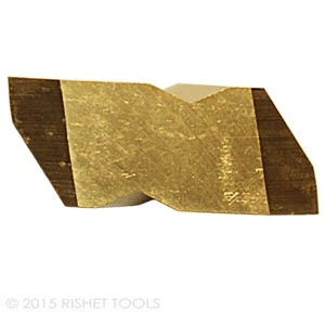RISHET TOOLS NTP 3R C5 Multi Layer TiN Coated Carbide Inserts 10 Pack - Picture 1 of 4