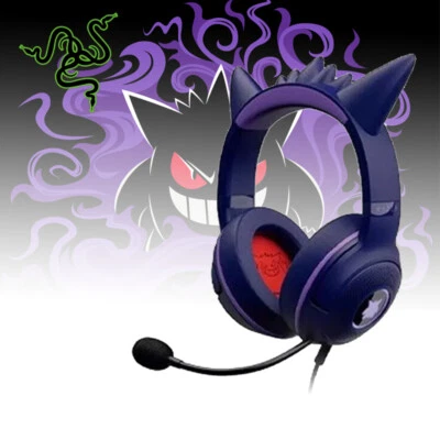 Auriculares con cable Razer x Pokémon Gengar Kraken V3 X edición limitada Foto 1 de 4