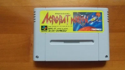 Acrobatic Mission Super Famicom SFC SNES Good Used Game Cartridge NTSC-J JP - Image 1 of 3