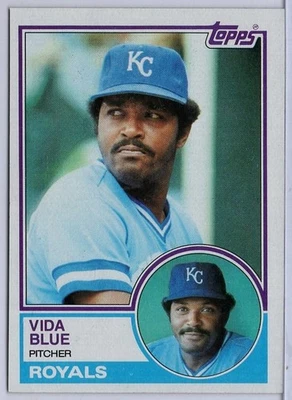 1983 Topps #570 Vida Blue in EXMT Condition Royals - Image 1 of 2