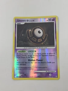 2008 Pokémon Unown U Lv.15 Holo Rare Card 78/146 DPBP#249 Hidden Power - Picture 1 of 2