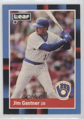 1988 Leaf Canadian Jim Gantner #161 - Image 1 of 2