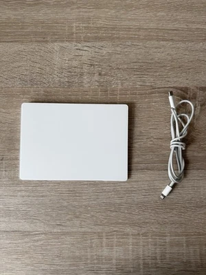 Apple Magic Trackpad 2 A1535 – Force Touch, Bluetooth, Mac, White w/ USB C Cable - Image 1 of 4