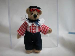 World of Miniature Bears By Theresa Yang 2.5" Plush Bear George #642 Closing - Picture 1 of 6