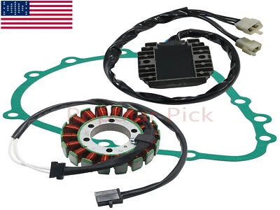Estator + regulador rectificador + junta para Kawasaki ZX636 Ninja ZX-6R ZX636C6F Foto 1 de 4
