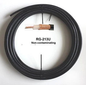 125' ft Coaxial Cable Low Loss Stranded Copper Center Conductor RG213 213U - Picture 1 of 2