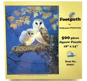 Owls Footpath By Pollyanna Pickering 500 Piece Jigsaw Puzzle 18 X 24 - Picture 1 of 3