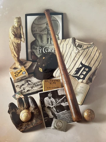 New TY COBB The Georgia Peach 1993 MLB 11 x 14  Poster Print Collage No. 8 Cover