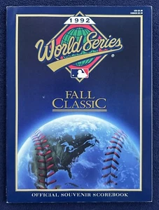 Programa/tarjeta de mando/azulejos sobre los Bravos Serie Mundial 1992 de colección - Imagen 1 de 11