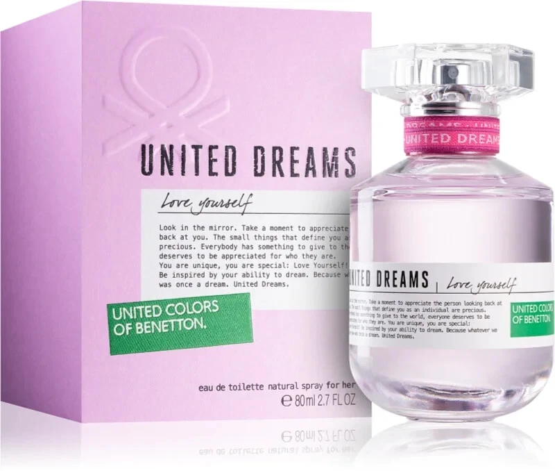 Benetton United Dreams Love Yourself  2.7 oz / 80 ml Eau de toilette - Image 1 of 4