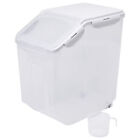 Hanamya 15 Liter Rice Storage Container With Wheels And Measuring Cup, (Used)
