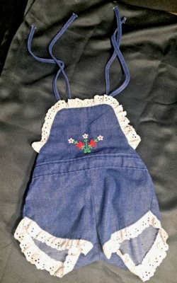 Mono corto bebé Daisy Duke Denium años 80 de colección talla 2 Chandler moda LEER Foto 1 de 4