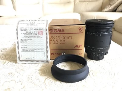 Sigma 28-200mm f/3.8-5.6 AF Lens for Nikon. BRAND NEW IN BOX. NOS!!!! - Image 1 of 4