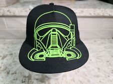 Star Wars Storm Trooper AT-AT AT-ST Black & Green Graphic Brim Hat Cap