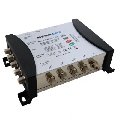 Multischalter 5/8 Megasat mit externes Netzteil 8Teilnehmer Quad und Quattro LNB - Bild 1 von 3