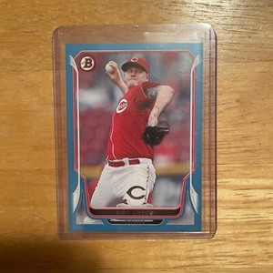 2014 Bowman Blue Cincinnati Reds Baseball Card #57 Mat Latos