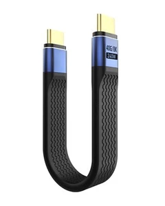 Short USB C Cable 5 inch 240W Fast Charging 40Gbps Data Transfer 8K Display U... - Picture 1 of 9